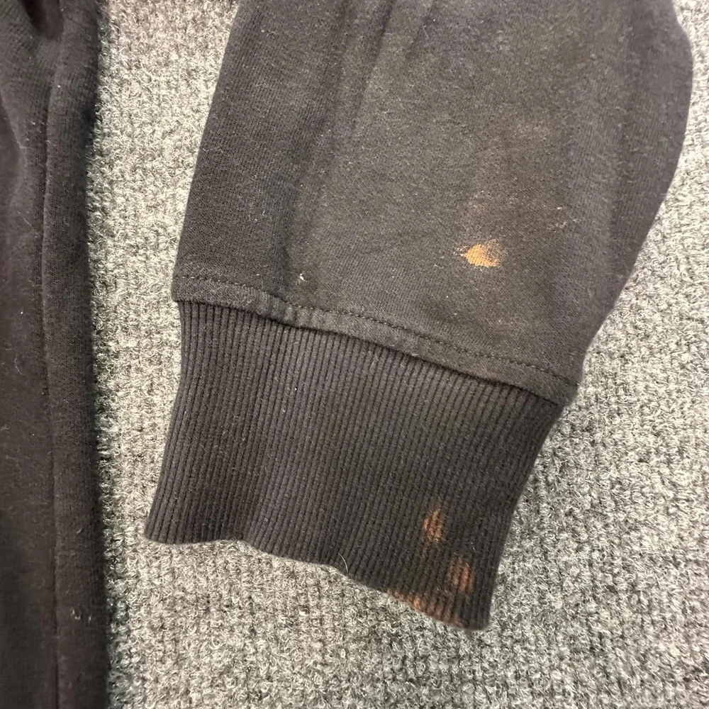The North Face Mens Black‎ Logo Pullover Hoodie Sweatshirt XL Cotton Blend #365